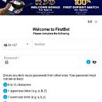 first bet login